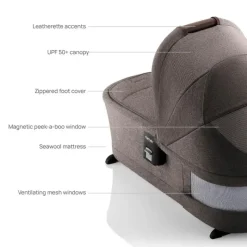 Romer Single Strollers*- Sera Bassinet, Truffle