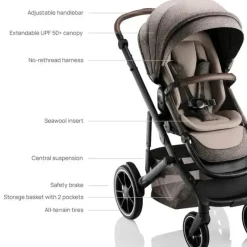 Romer Single Strollers*- Tura Single Stroller, Truffle
