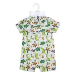 Rose Textiles Baby One-Pieces*Rose Textile - 2Pk Baby Boys Romper Dinosaurs Set