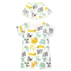 Rose Textiles Baby One-Pieces*Rose Textile - 2Pk Baby Boys Dogs Romper Set