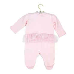 Rose Textiles Baby Sleepwear*Rose Textile - 3Pk Baby Girls Pink Sleepsuit Set