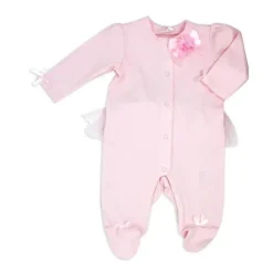 Rose Textiles Baby Sleepwear*Rose Textile - 3Pk Baby Girls Pink Sleepsuit Set