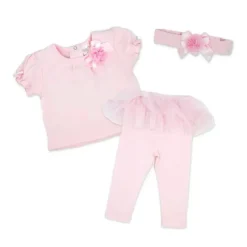Rose Textiles Baby Sets*Rose Textile - 3Pk Baby Girls Pink Legging Set