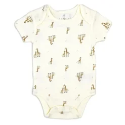 Rose Textiles Baby Sets*Rose Textile - 5Pk Baby Neutral Giraffe Velour Set