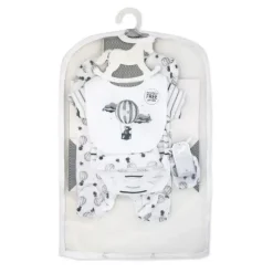 Rose Textiles Baby Sets*Rose Textile - 5Pk Baby Neutral Hot Air Balloon Mesh Bag Set