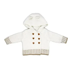 Rose Textiles Baby Sets*Rose Textile - 2Pk Baby Unisex Hooded Oatmeal Knit Set