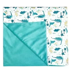Rose Textiles Blankets & Quilts*- 2 Layer Mink Blanket, Dinosaur