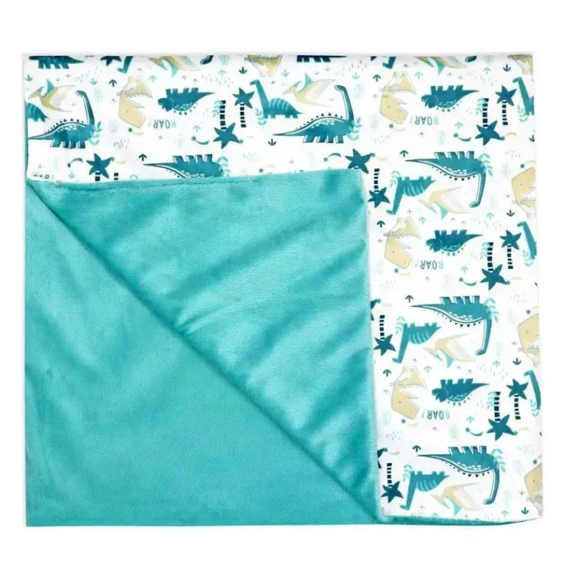 Rose Textiles Blankets & Quilts*- 2 Layer Mink Blanket, Dinosaur
