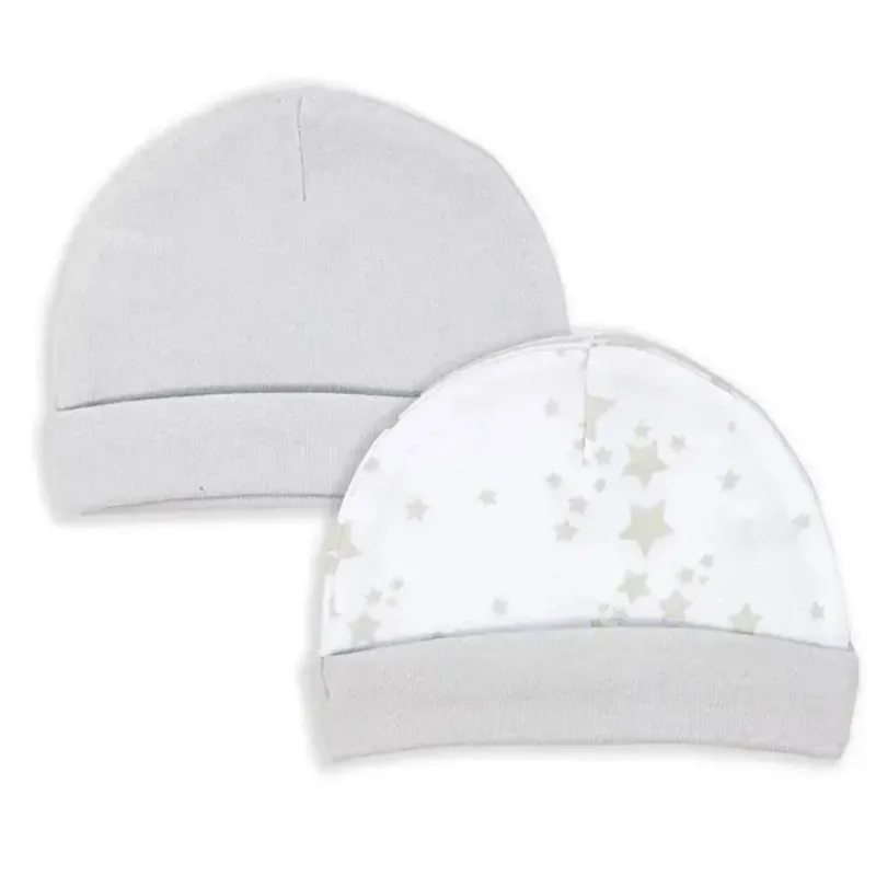 Rose Textiles Baby Hats*- 2 Pack Galaxy Hat, Grey