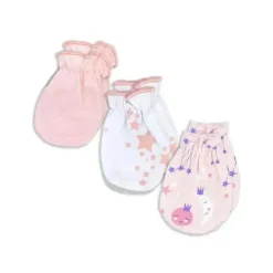 Rose Textiles Baby Hats*- 3 Pack Galaxy Mitts, Pink