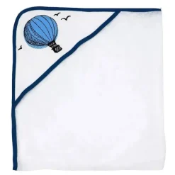 Rose Textiles Baby Bath Towels*- 2 Pack Hooded Towel Set, Hot Air Balloon