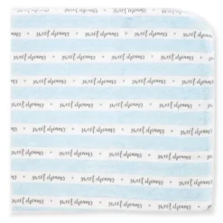 Rose Textiles Blankets & Quilts*- 4 Pack Receiving Blanket, Blue Sweet Dreams