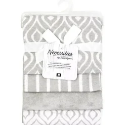 Rose Textiles Blankets & Quilts*- 4 Pack Receiving Blanket, Grey