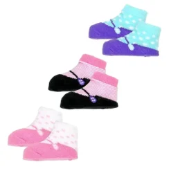 Rose Textiles Baby Gloves & Socks*- 3 Pairs Crew Sock, Maryjane Shoes