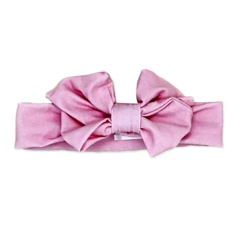 Rose Textiles Baby Hair Accessories*- 3 Pc Socks And Bowties Set, Pink Flower