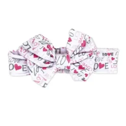 Rose Textiles Baby Hair Accessories*- 3 Pc Socks And Bowties Set, Pink Love