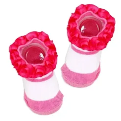 Rose Textiles Baby Hair Accessories*- 3 Pc Socks And Bowties Set, Pink Love