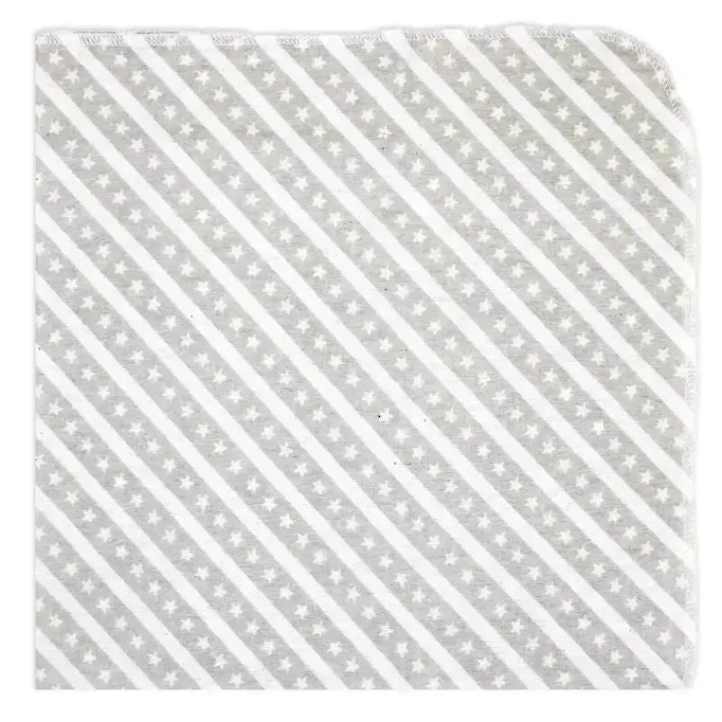 Rose Textiles Blankets & Quilts*- 4 Pk Receiving Blanket, Grey Elephant & Balloon