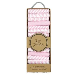 Rose Textiles Baby Washcloths*- 16 Pk Washcloth, Pink