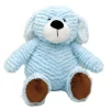 Rose Textiles Plush & Stuffed Animals*- 8 Ridged Plush Dog: Blue
