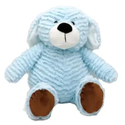 Rose Textiles Plush & Stuffed Animals*- 8 Ridged Plush Dog: Blue