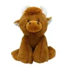 Rose Textiles Plush & Stuffed Animals*- 11 Sitting Animals, Highland Cow