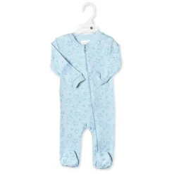 Rose Textiles Baby One-Pieces*- All Over Print Heather Sleeper, Star