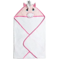 Rose Textiles Baby Bath Towels*- Animal Hooded Towel, Unicorn