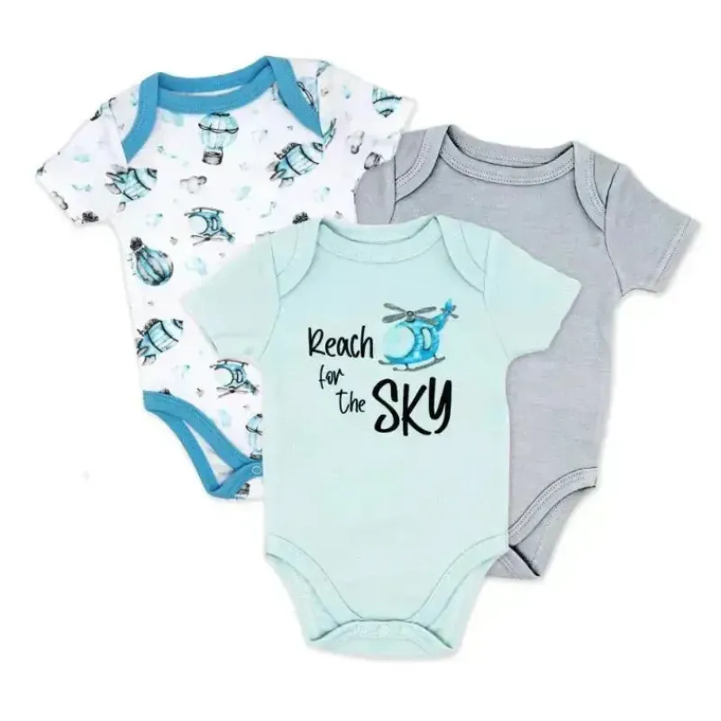 Rose Textiles Baby Onesies & Bodysuits*- Baby Boy's Bodysuit Helicopter