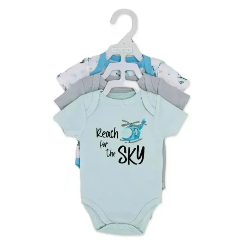 Rose Textiles Baby Onesies & Bodysuits*- Baby Boy's Bodysuit Helicopter