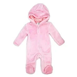 Rose Textiles Baby One-Pieces*- Baby Gilrs Fleece Pramsuit