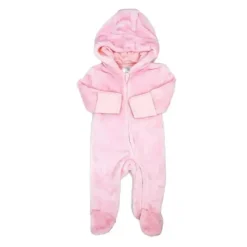 Rose Textiles Baby One-Pieces*- Baby Gilrs Fleece Pramsuit