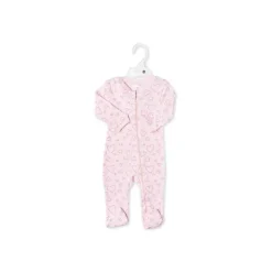 Rose Textiles Baby Sleepwear*- Baby Girl Heather Sleeper, Heart