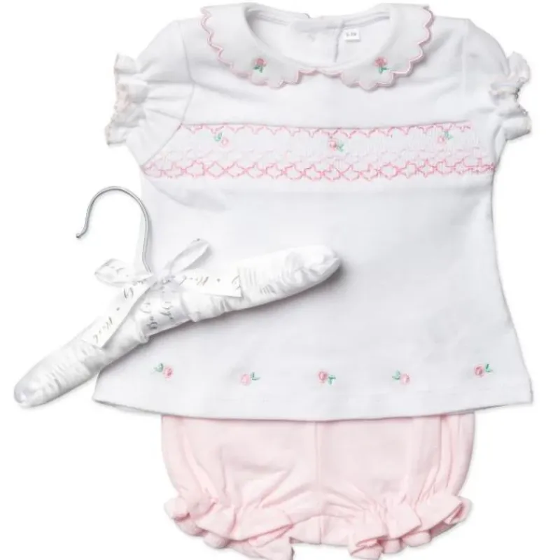 Rose Textiles Baby Sets*- Baby Girl Girls Short Set, Pink Floral