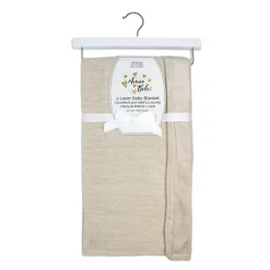 Rose Textiles Blankets & Quilts*- Baby Knit Mink Oatmeal Blanket