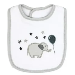 Rose Textiles Clothing Gift Set|Baby Sets*- Balloon Elephant 5 Piece Set, Grey