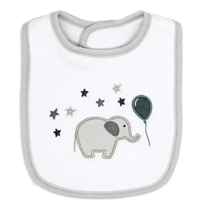 Rose Textiles Clothing Gift Set|Baby Sets*- Balloon Elephant 5 Piece Set, Grey