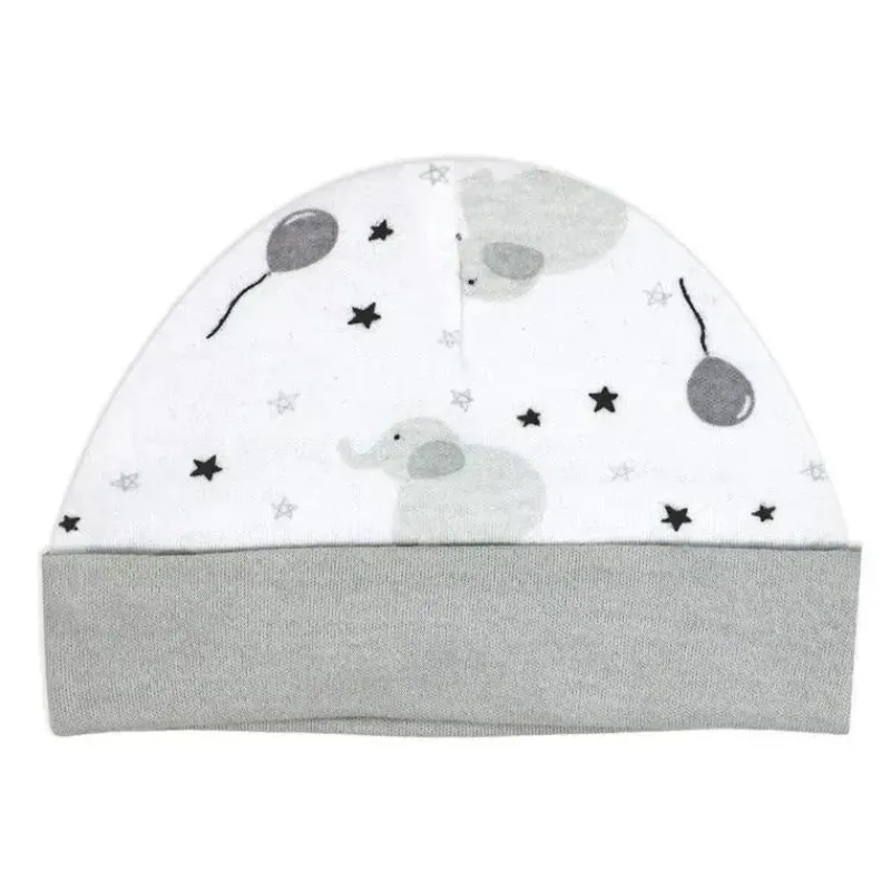 Rose Textiles Clothing Gift Set|Baby Sets*- Balloon Elephant 5 Piece Set, Grey