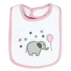 Rose Textiles Clothing Gift Set|Baby Sets*- Balloon Elephant 5 Piece Set, Pink