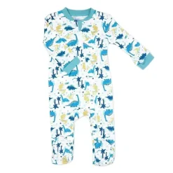 Rose Textiles Baby Sleepwear*- Boy Interlock Coverall, Dino