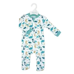 Rose Textiles Baby Sleepwear*- Boy Interlock Coverall, Dino