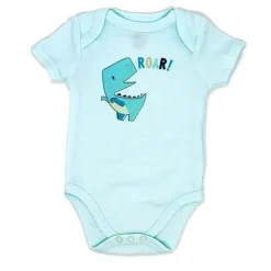 Rose Textiles Baby Onesies & Bodysuits*- Boy's 3 Pack Bodysuit, Dino