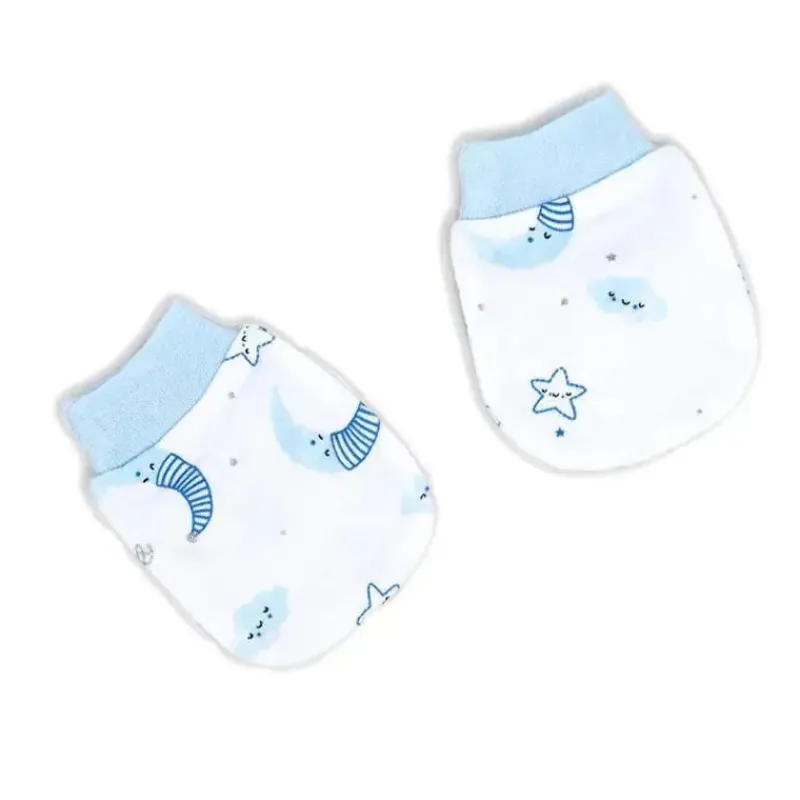 Rose Textiles Clothing Gift Set|Baby Sets*- Boys 5 Piece Mesh Bag Set, Moon