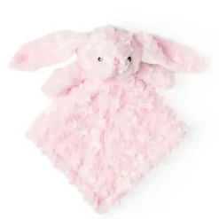 Rose Textiles Lovies, Security Blankets & Blankies|Easter*- Bunny Curly Plush Security Blanket, Pink