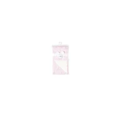 Rose Textiles Blankets & Quilts*- Cable Knit Sherpa Baby Blanket, Pink