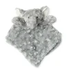 Rose Textiles Lovies, Security Blankets & Blankies*- Elephant Curly Plush Security Blanket, Grey