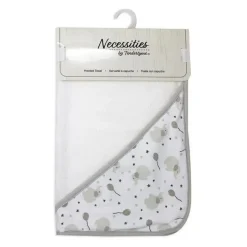 Rose Textiles Baby Bath Towels*- Elephant Hooded Towel, Gray