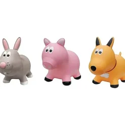 Rose Textiles Ride-On Toys*- Farm Hopper, Pink Pig