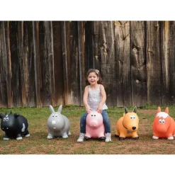 Rose Textiles Ride-On Toys*- Farm Hopper, Pink Pig