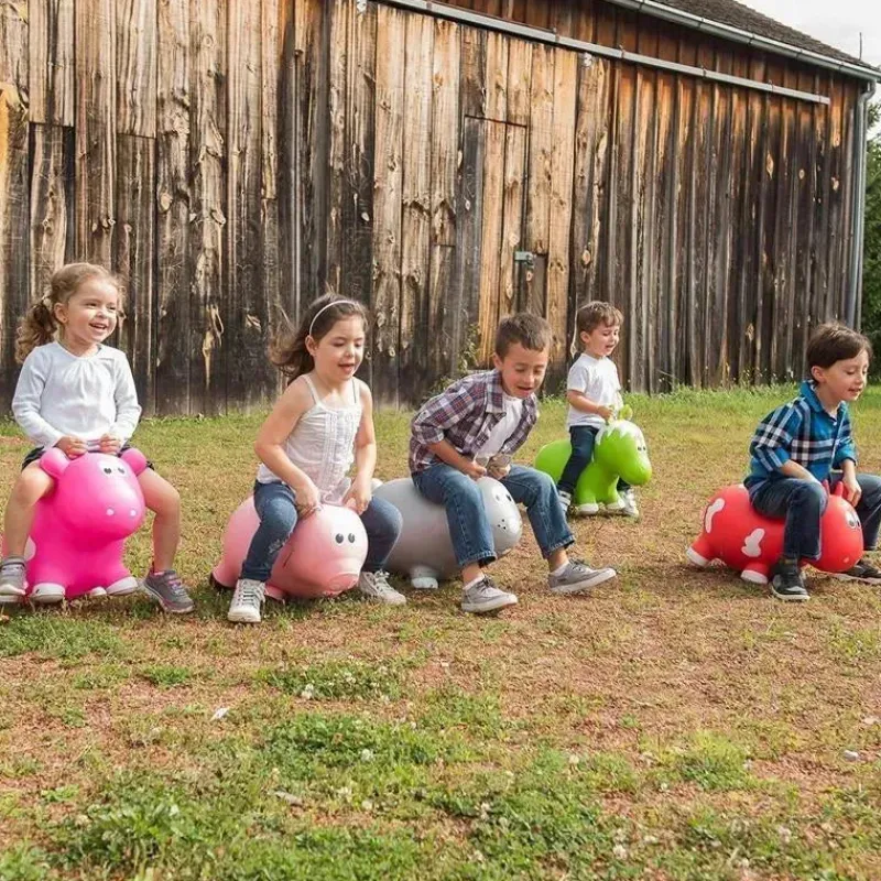 Rose Textiles Ride-On Toys*- Farm Hopper, Pink Pig